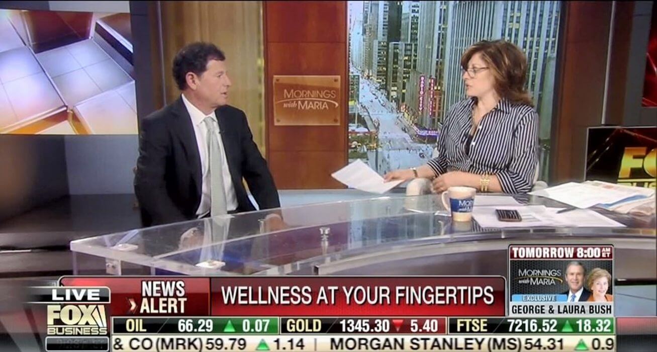 <sub>As seen in Fox Business</sub><br>New app streamlining corporate wellness programs